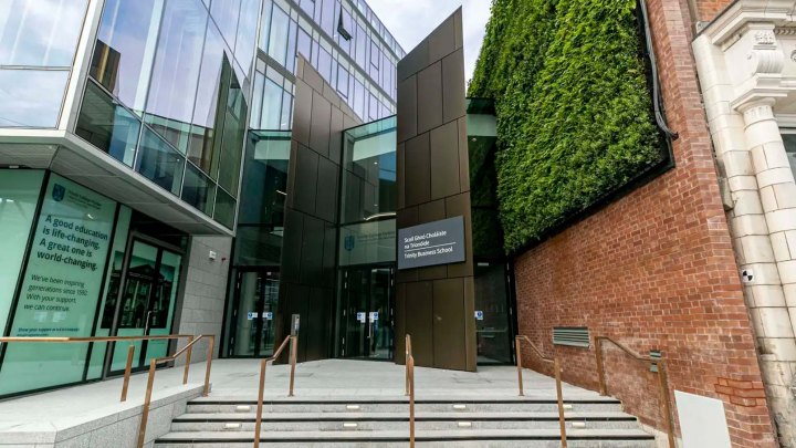 trinity business school exterior