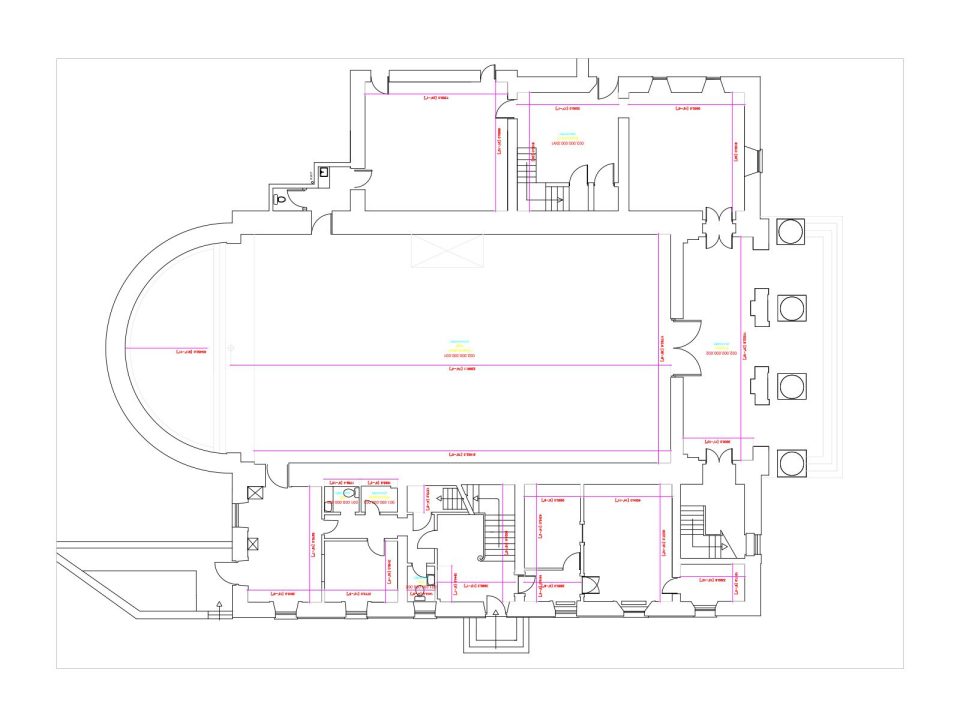 floorplan of exam hall trinity